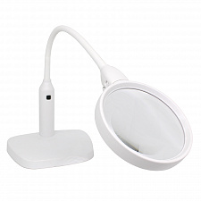 Лупа настольная с подсветкой на гибкой ноге с прищепкой 2 в 1 Орбита OT-INL76